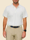 Angus and Grace Go Golfing - UPF 50+ Men's Short Sleeve Polo