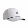 Tralee Golf Club Imperial rope hat white